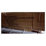 4 piece Chicology Belgian Flax Cordless Roman Shades