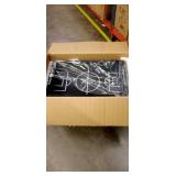 Outsunny 65L Patio Cooler Ice Chest with Foosball Table Top, Portable Poolside Party Bar Cold Drink Rolling Cart on Wheels- Retail:$339.99