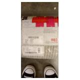 8 foot round nuLoom cream patterned shag rug