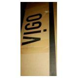 39-in Gardenia Matte Black Retro-Fit 2-Spray Massage Jet Shower Panel System- Retail:$309.89