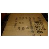 Silver Orchid Hartau Rectangular Ottoman with White Velvet Tufted Cushion and Gold Metal X Base- Retail:$89.99