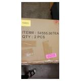 Pair of Della Outdoor Acacia Wood Chairs with Cushions by Christopher Knight Home- Brown (CHAIRS ONLY)