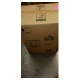 Free standing Electric Fireplace Stove, Fireplace Heater with Realistic Flame Effect, Overheat Safety Protection- Retail:$119.99