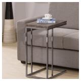 Weathered Grey Finish Expandable-side End Table- Retail:$79.98