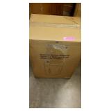 Touch less 13 gallon Elliptical Open Top Stainless steel trash can