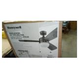 Matte Black- 44" Honeywell Barcadero Indoor Modern Farmhouse Ceiling Fan, Matte Black- Retail:$142.99