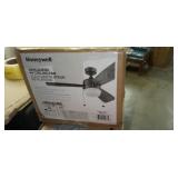 Matte Black- 44" Honeywell Barcadero Indoor Modern Farmhouse Ceiling Fan, Matte Black- Retail:$142.99