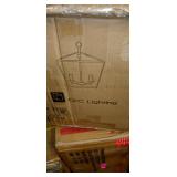 Mini Lantern Ceiling Light and Pendant in Gold- Retail:$186.49