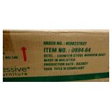 Shutters Counter Stool (1/CNT)- Single - White - Counter Height - 23-28 in.