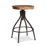 Adjustable- Worland Adjustable Swivel Backless Stool - 26-30"H x 21"W x 21"D- Retail:$141.99