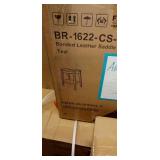 Teal- Copper Grove Divjake 26-in. Bonded Leather Saddle Counter Stool- Retail:$125.46