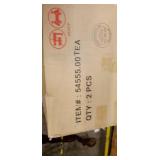 Della Outdoor 2 piece Acacia Wood Chairs with Cushions by Christopher Knight Home BROWN (2 CHAIRS ONLY)