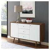 Transmit Sideboard- Walnut White- Retail:$341.99 (BOX 1 OF 2 ONLY)