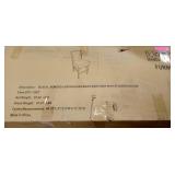 Glitzhome 45"H Leatherette Barchair with Studded back Set of 2- Retail:$269.99