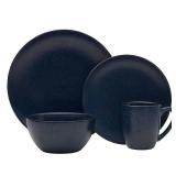 Gourmet Basics by Mikasa Juliana Blue 16-Piece Dinnerware Set (Service for 4)
