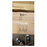 Corvus Riley Linen Upholstered Nailhead Trim Counter Stools (Set of 2)- Retail:$269.99