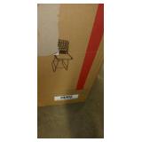 Niez Modern Outdoor 26" Seats Geometric Counter Stool (Set of 2) by Christopher Knight Home- Retail:$162.99