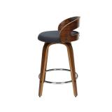 Carson Carrington Uggelhult Bentwood Frame Swivel Seat Stool- Retail:$154.09
