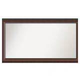 Wall Mirror Choose Your Custom Size - Extra Large, Cyprus Walnut Wood- Retail:$419.99