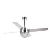 Modern 4-Blades 48-inch Crystal Ceiling Fan with Remote- Retail:$188.99