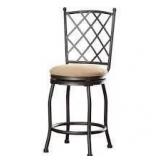 HomePop 24 inch Tristan Swivel Counter Stool