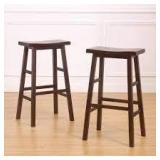 Amos 29" Bar Height Saddle Stools, set of 2 - Retail:$174.99