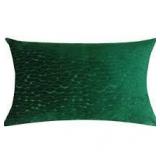 Rodeo Home 18 by 30 Natural feather Accent pillow EMERALD