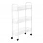 Household Essentials Slim Line 3-Tier Metal Laundry Storage Cart