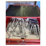 To box with tools wrenches chain and more