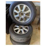 4 tires with GM wheels