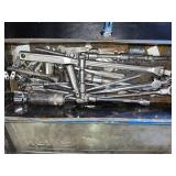 Union Metal tool box with tools