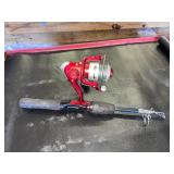 Telescoping fishing rod and reel