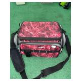 Fishing tackle carry bag with tackle
