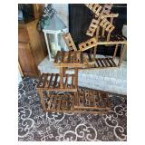 New wood plant stand