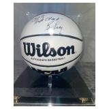 Autographed basketball Bill Self