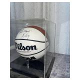 Autographed basketball Bill Self