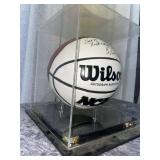 Autographed basketball Bill Self