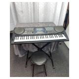 VERY nice electronic keyboard stand and chair