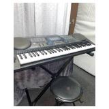 VERY nice electronic keyboard stand and chair