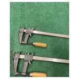 Two 24 inch clamps