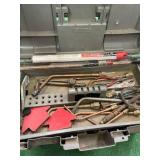 Tool box with torch accessories