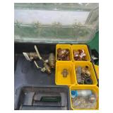 4 organizers with misc fittings