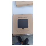 HDTV Antenna 4K 1080p, 2019 New Indoor Amplified Digital TV Antenna 120 Miles Range with Amplifier Signal Booster Free Local Channels with 18 FT Coaxial Cable