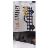 Fall Decor Pumpkin Maple Leaf Pillow Covers Set of 4 Autumn Theme Fall Harvest Pumpkins Truck Farmhouse Decorative Throw Pillow Covers 18 x 18 for Fall Decorations