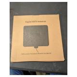 HDTV Antenna 4K 1080p, 2019 New Indoor Amplified Digital TV Antenna 120 Miles Range with Amplifier Signal Booster Free Local Channels with 18 FT Coaxial Cable