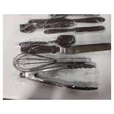 11 Piece Silicone Spatula Set - 446°F Heat Resistant Rubber Spatula