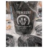 Temeisi 33pc Kitchen Utensil Set, Grey Silicone and Wooden Handle