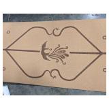 LucaSng Cork Yoga Mat, Position Line