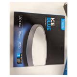 Taloya LED flush mount ceiling light ice blue