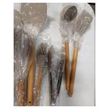 oannao 14 Pcs Silicone Cooking Utensils Kitchen Utensil Set - 446°F Heat Resistant